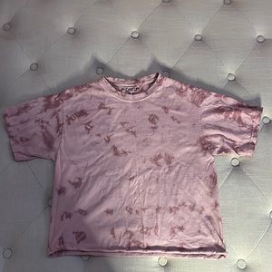 ❤️ Tie Dye Pink Crop Top